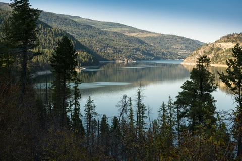 An image depicting the trail Clingback Mountain and Red Mountain Trail and its surrounding area.