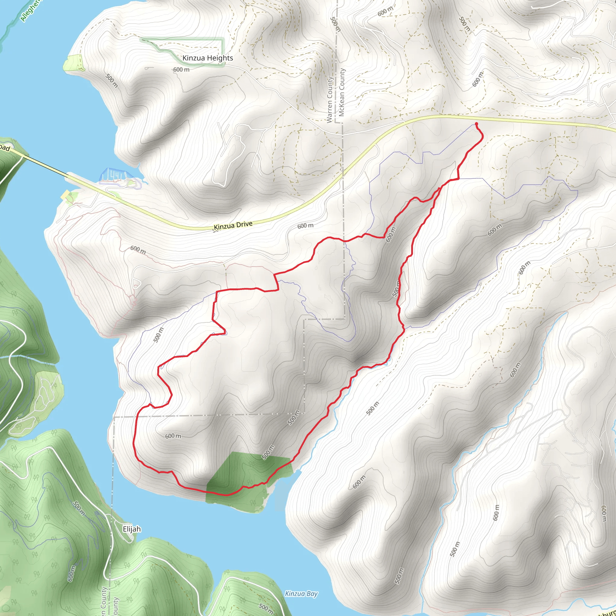 Rimrock Trail Loop mobile static map