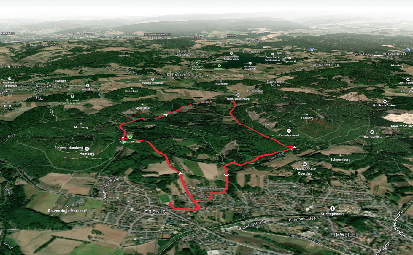 Bruchberg via Roetelsteinpfad