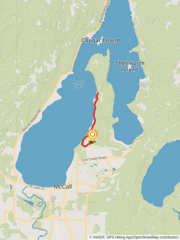 Payette Lake - Peninsula Trail