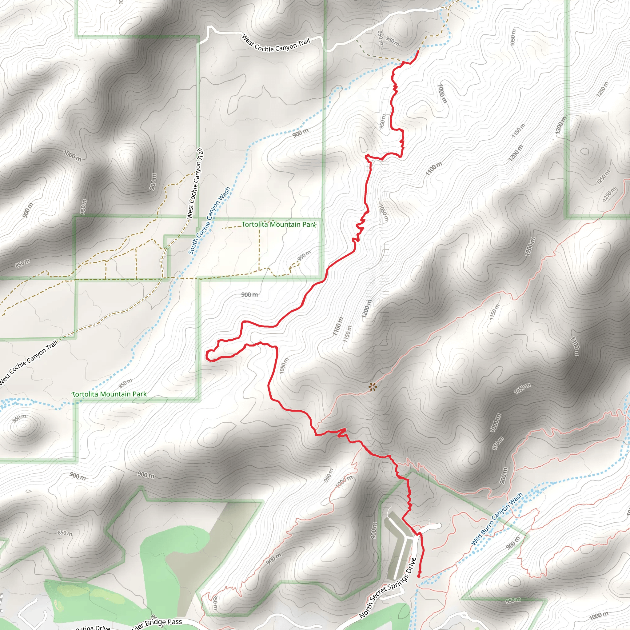 Cochie Springs mobile static map