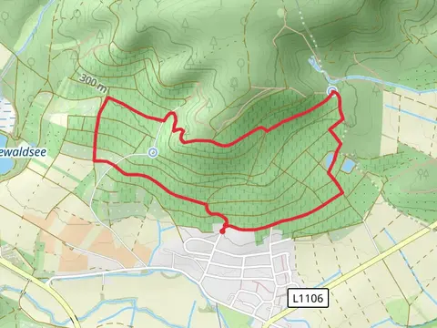 Benzlesriedsee via Weinlehrpfad am Klosterberg and Roter Punkt Loop