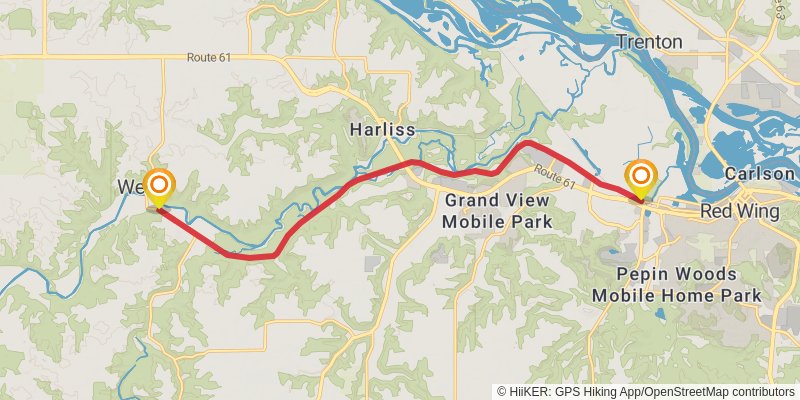 Cannon Valley Trail stage 2 Map