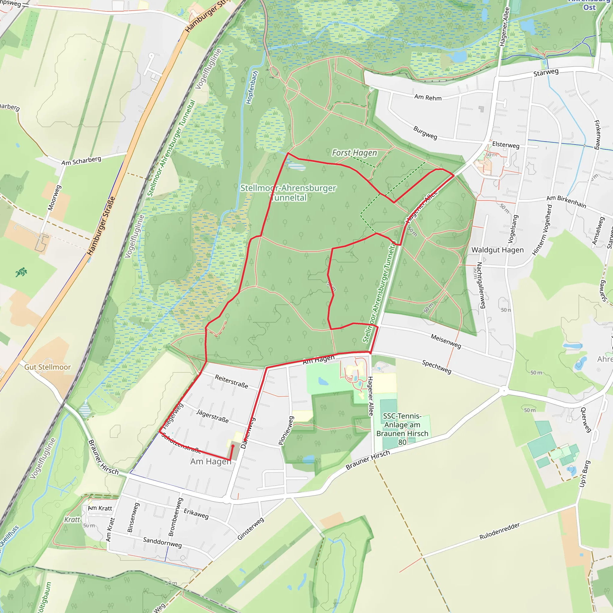 Alfred Rust Wanderweg mobile static map