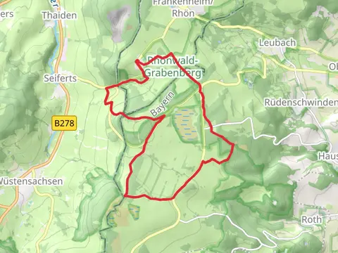Rhonwald Grabenberg and Schwarzes Moor Loop - Birx