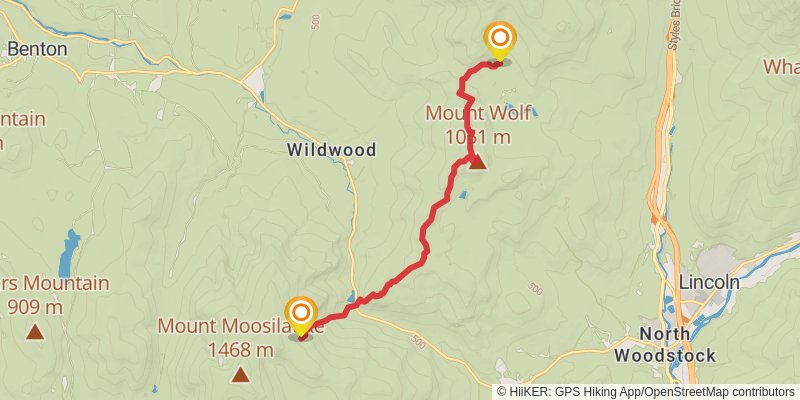Appalachian Trail stage 176 Map
