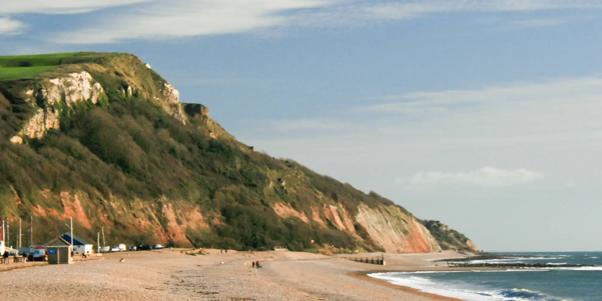 An image depicting the trail Seaton to Seatown Walk and its surrounding area.