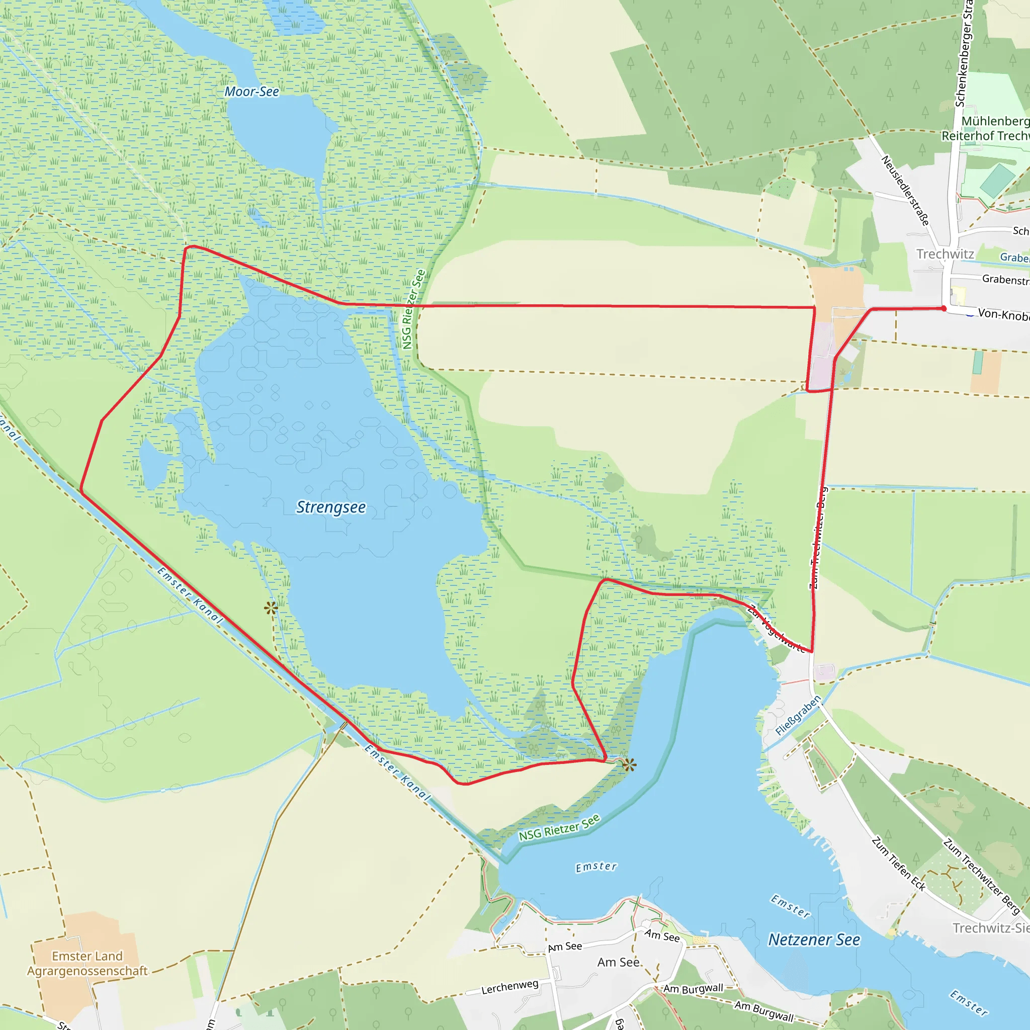 Strengsee Loop mobile static map
