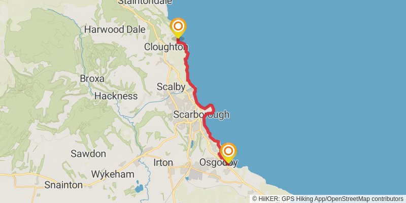 Middleton in Teesdale to Harwich Walk stage 11 Map