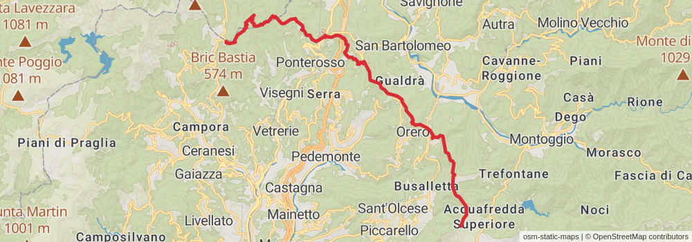 Sentiero Italia - Alps Section stage 193 Map