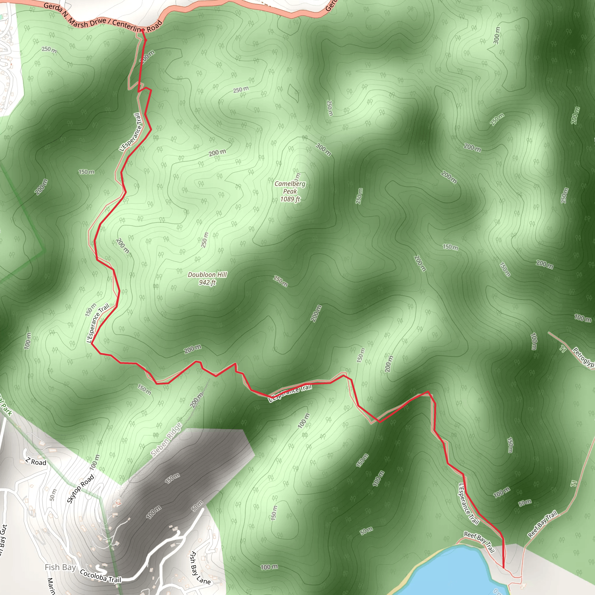 L'esperance Trail mobile static map