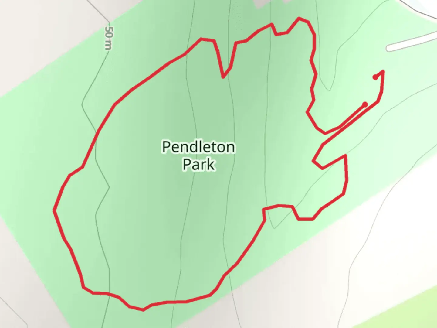 An image depicting the trail City Point Road Loop and its surrounding area.