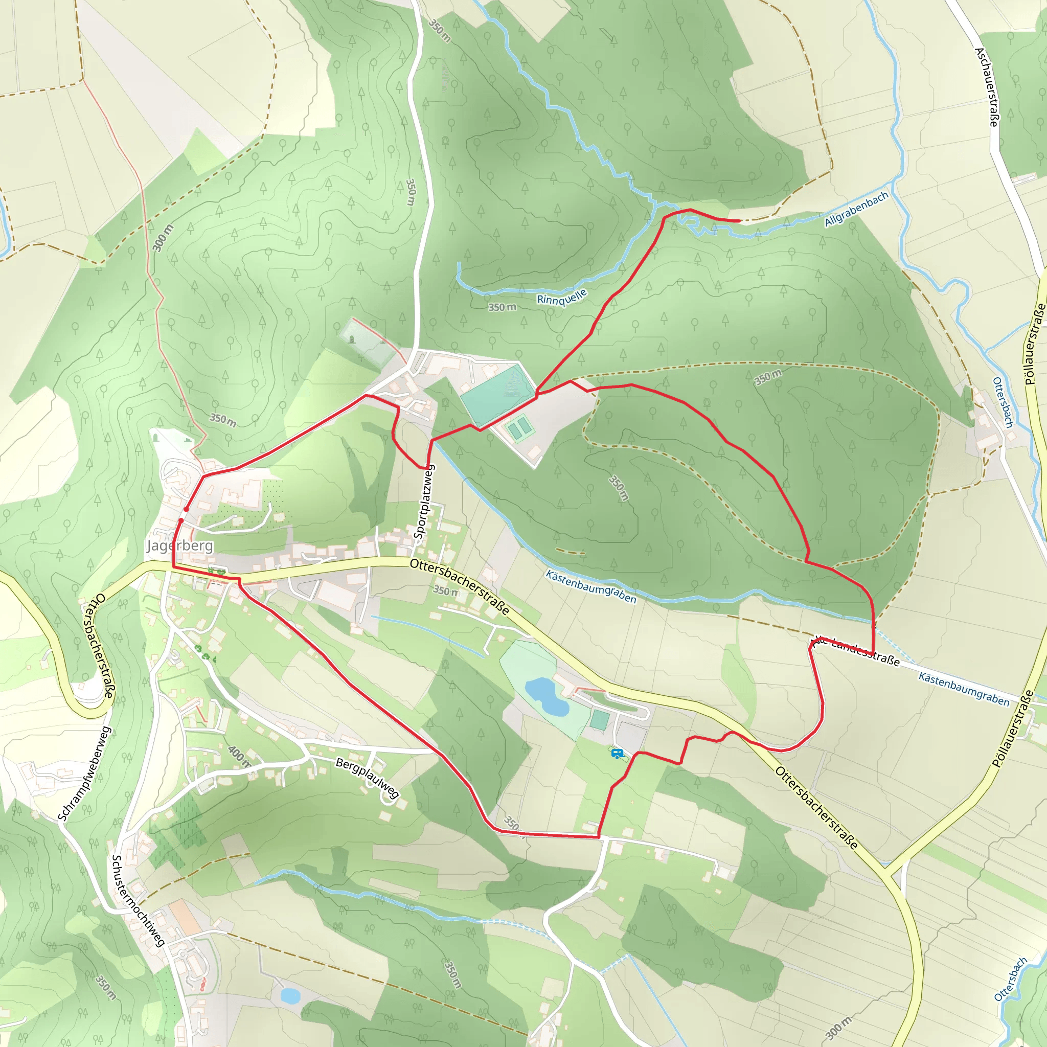 Johannesweg mobile static map