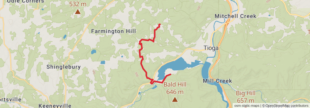 American Perimeter Trail - Northern Appalachian Primary stage 50 Map