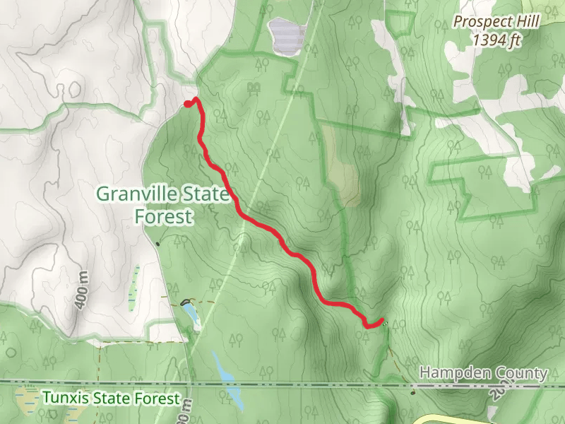 Hubbard River Out and Backfrom West Hartland Road