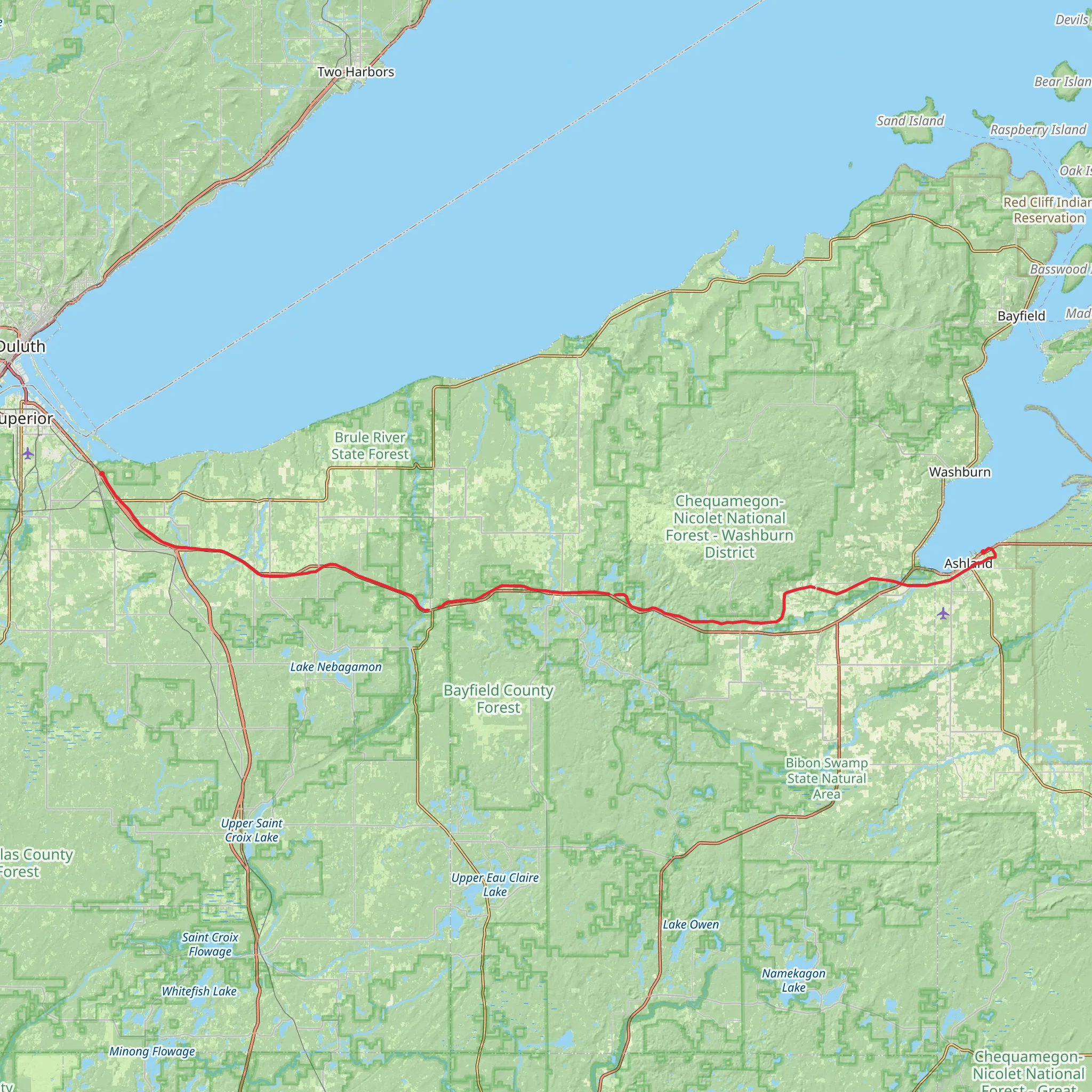 Tri County Corridor mobile static map