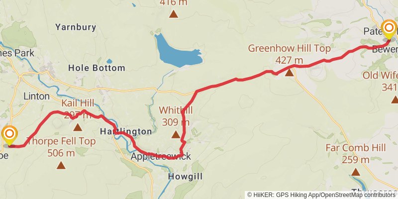 Way of the Roses stage 5 Map