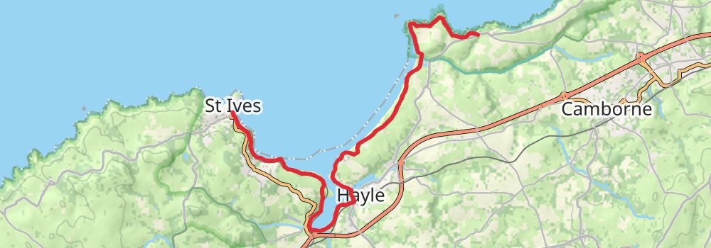 South West Coast Path 6-Day Challenging Tour (Hillwalk Tours) stage 4 Map