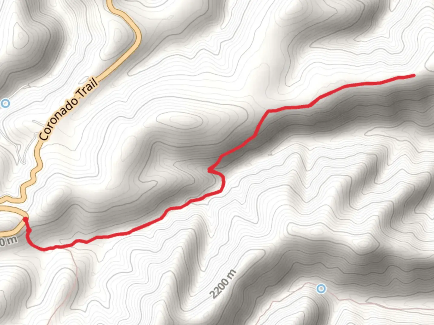 An image depicting the trail Pigeon Creek Trail and its surrounding area.