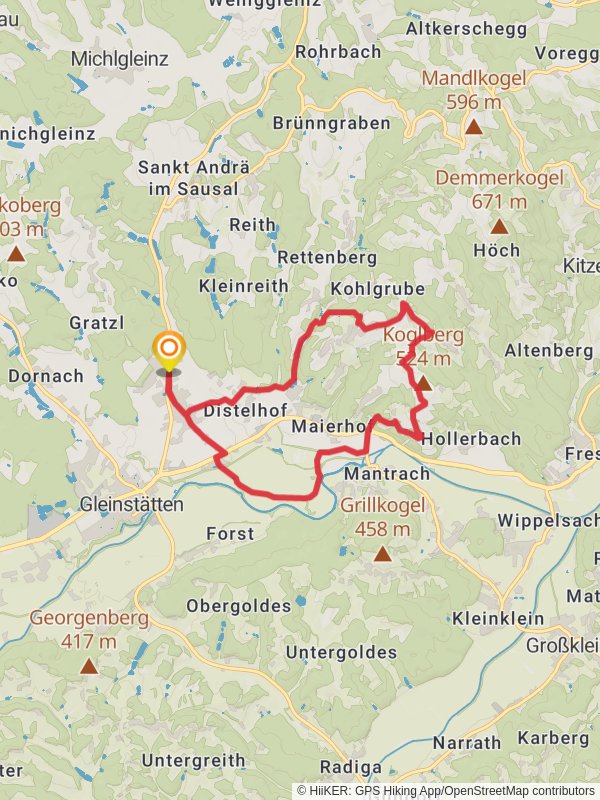 Pistorfer Circular Trail mobile static map