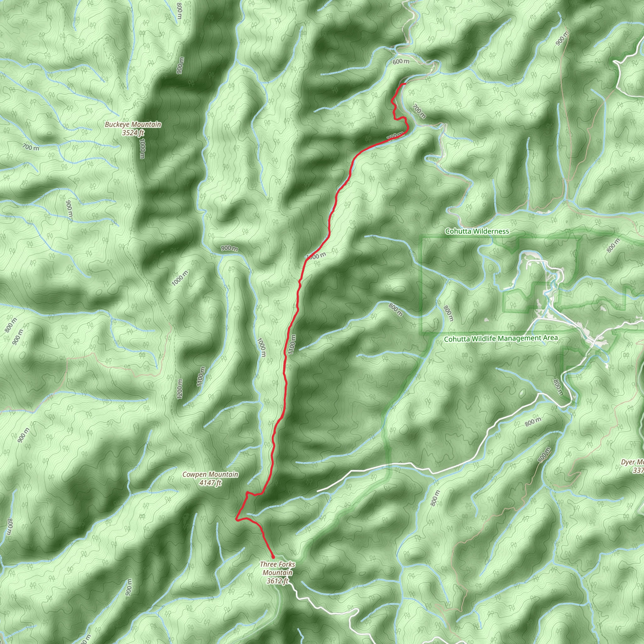 East Cowpen and Sugar Cove mobile static map