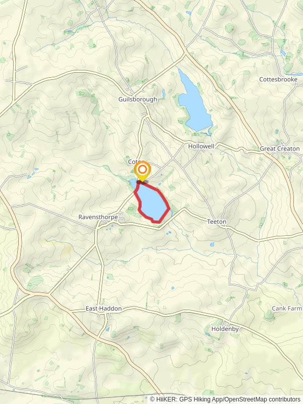 Ravensthorpe Reservoir Loop West Northamptonshire England