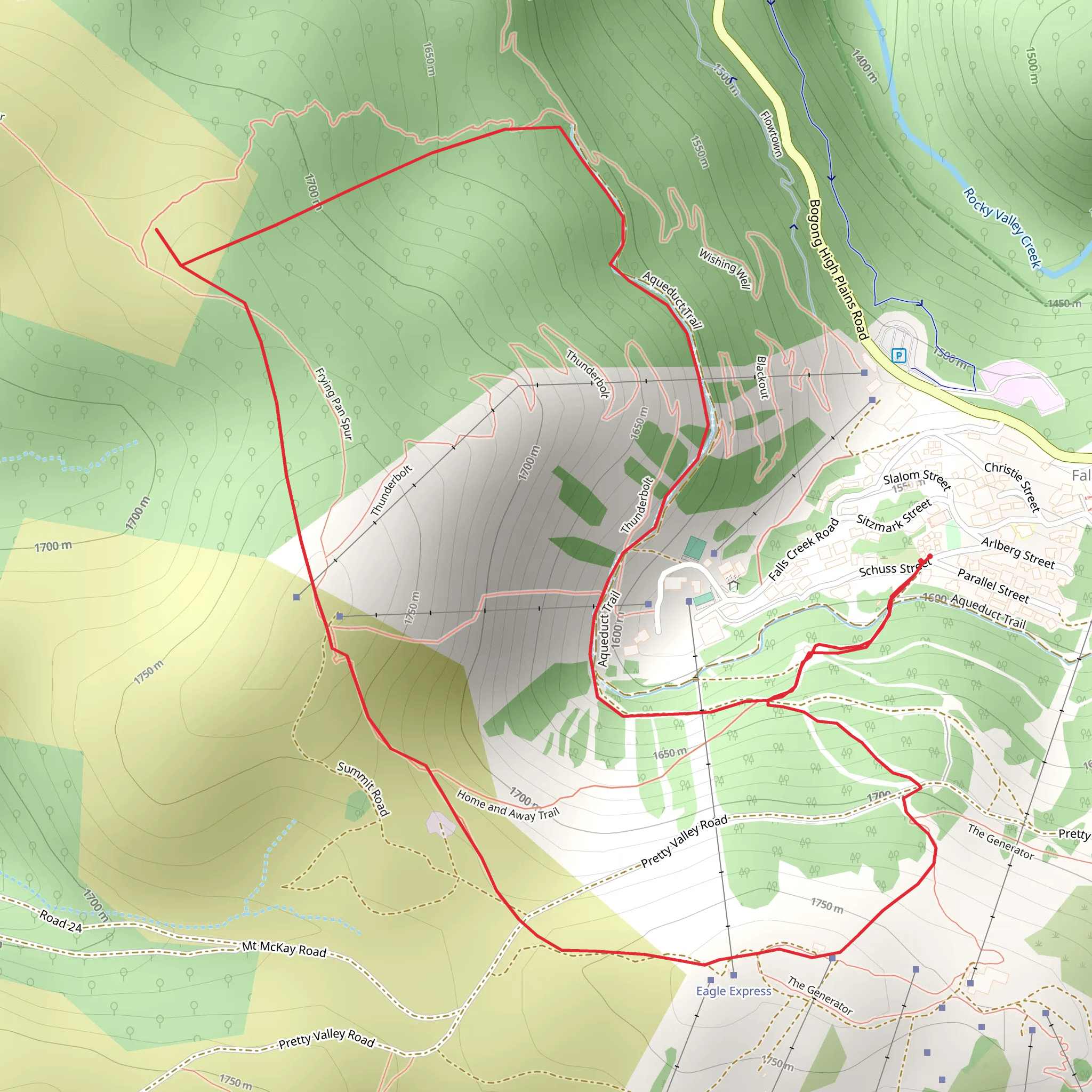 Home and Away Trail mobile static map