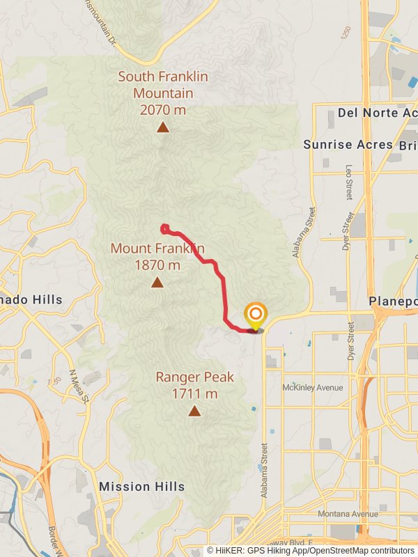 McKelligon Canyon Road Out and Back