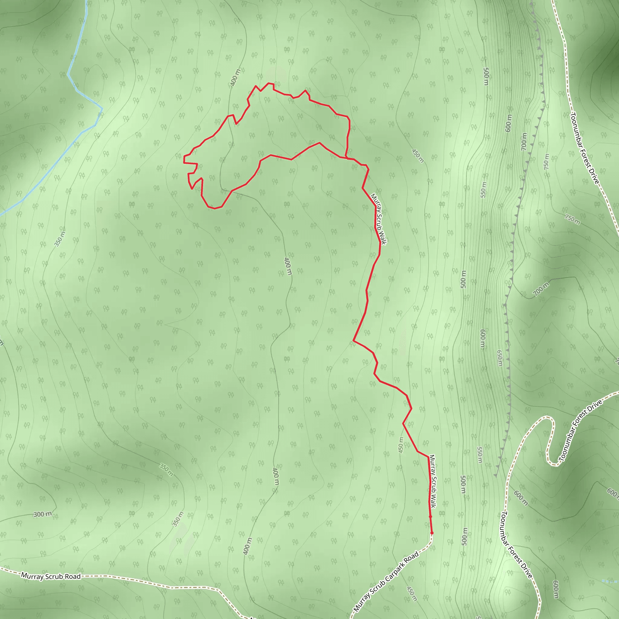 Murray Scrub Track mobile static map