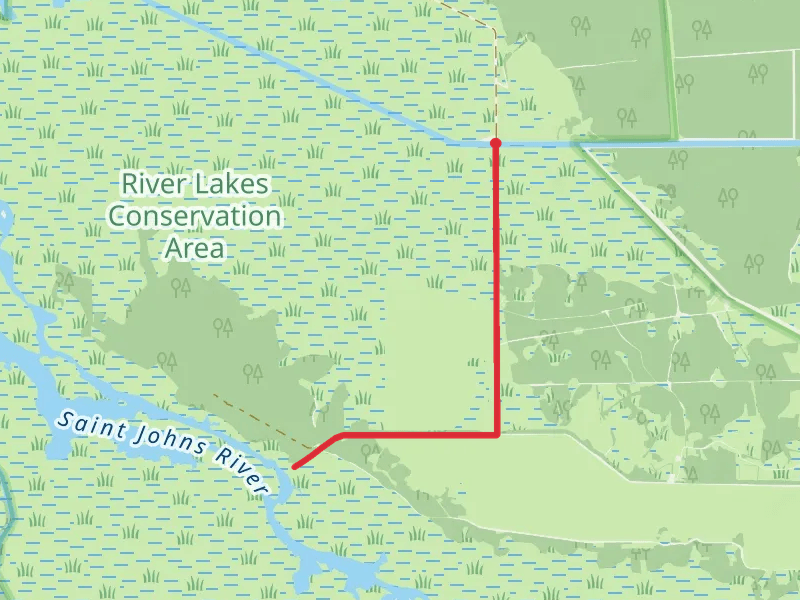 Saint Johns River - River Lakes Conservation Area Trail