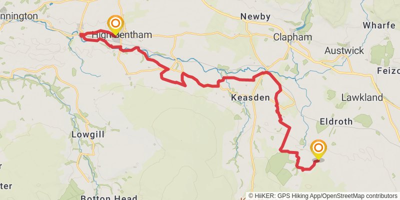 Yorkshire Round stage 14 Map