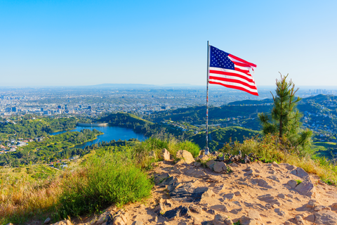 An image depicting the trail Westlake Vista, Dean's Lobo Ridge and Pentachaeta Loop Trail and its surrounding area.