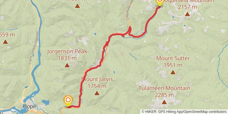 Kettle Valley Rail Trail stage 31 Map