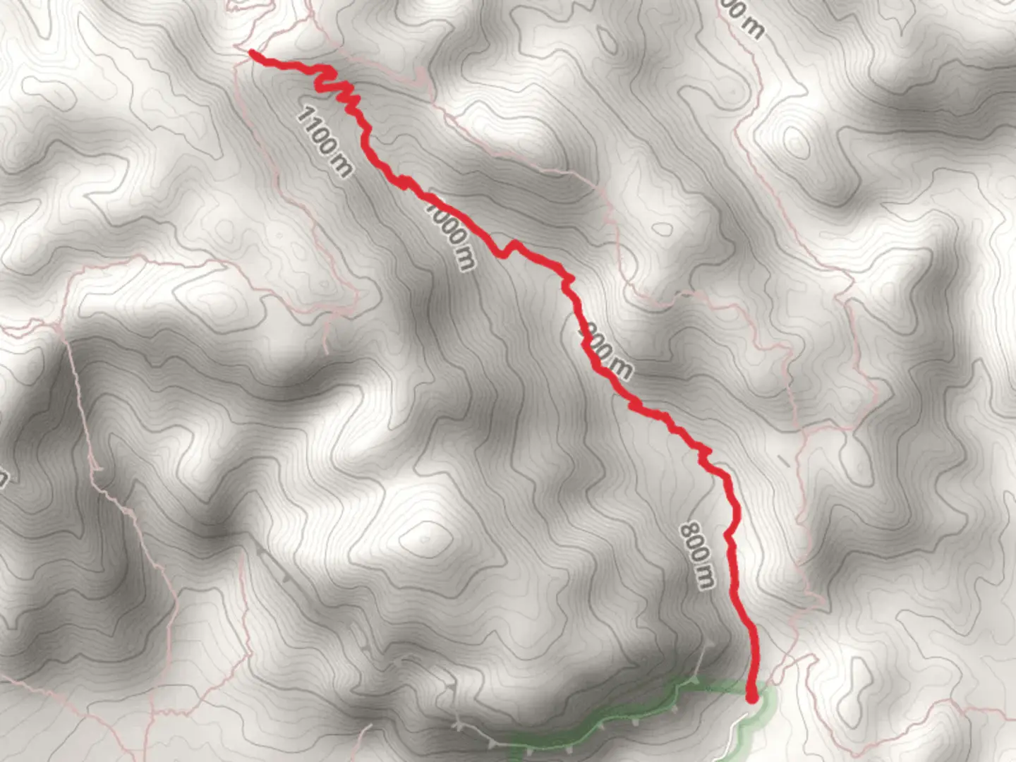 An image depicting the trail Fremont Saddle via Peralta Canyon Trail and its surrounding area.