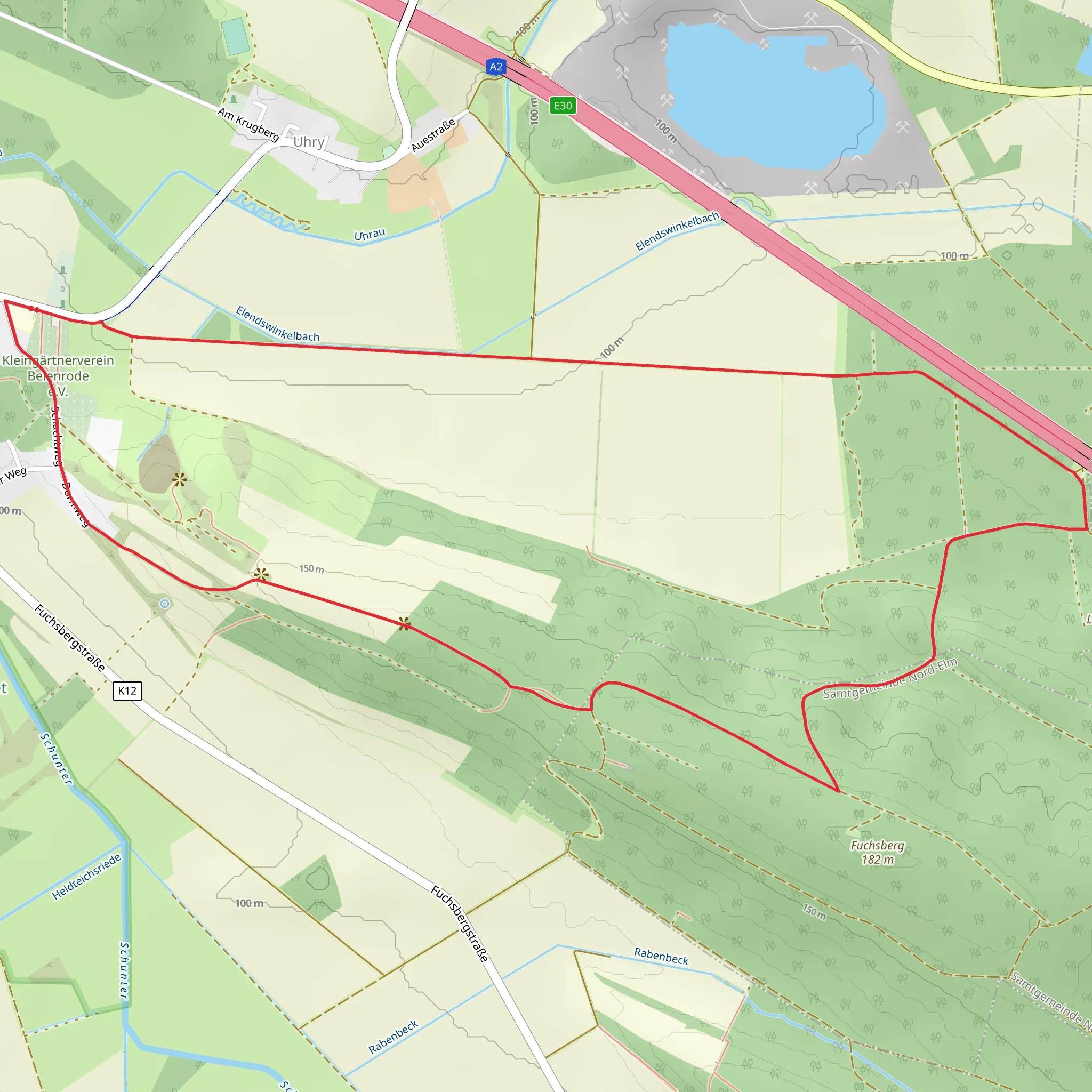 Dorm Rundwanderweg mobile static map