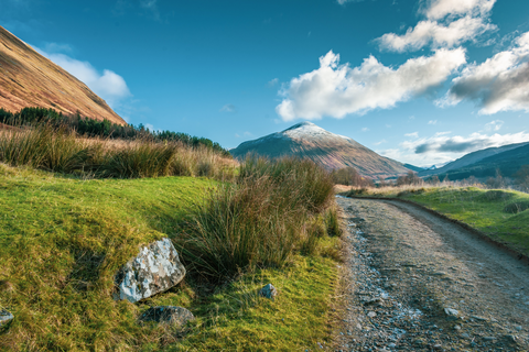 An image depicting the trail Beinn Odhar via West Highland Way and its surrounding area.