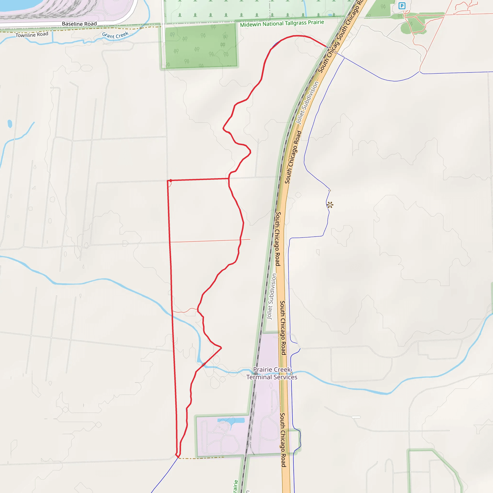 Henslow Loop Trail mobile static map