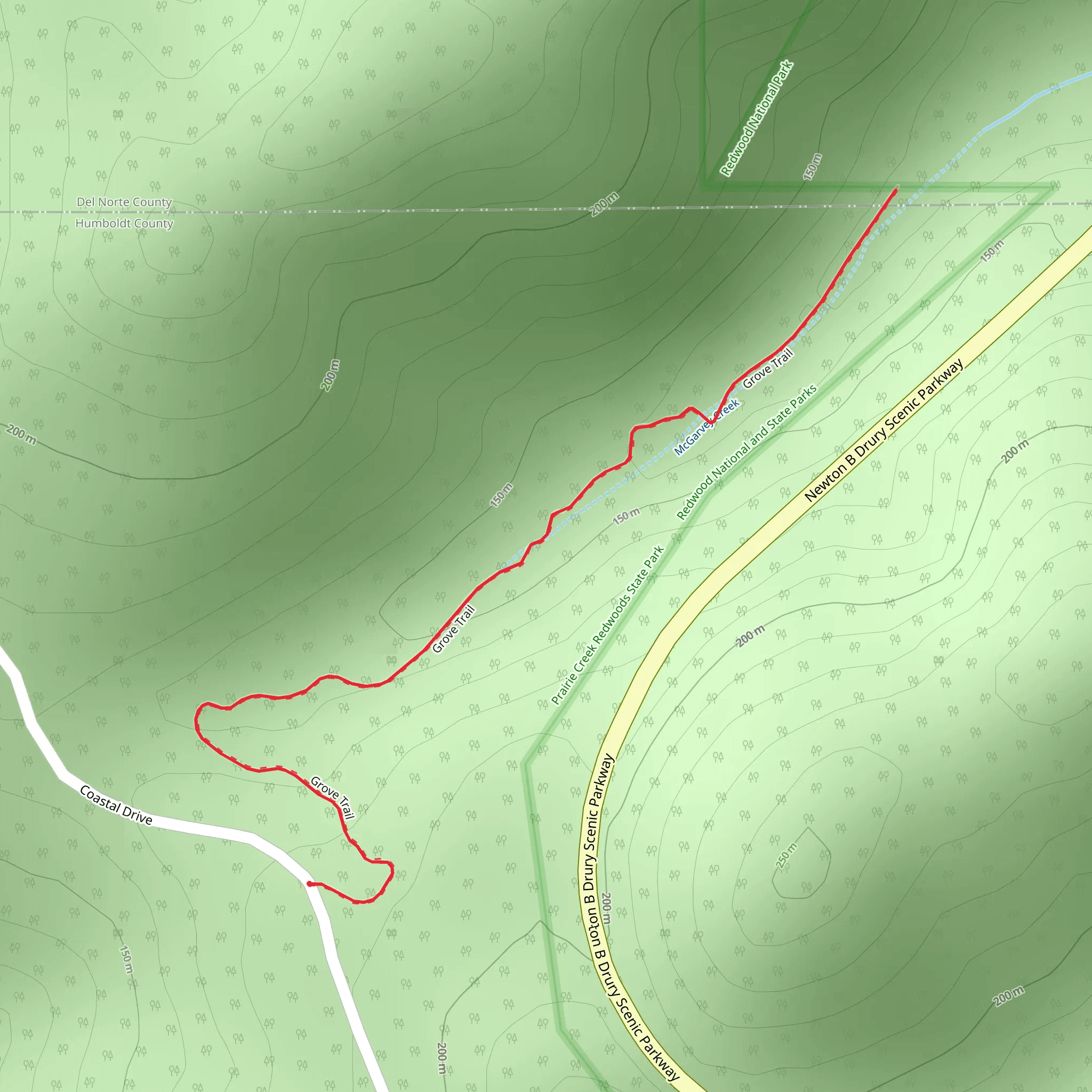 Grove Trail mobile static map