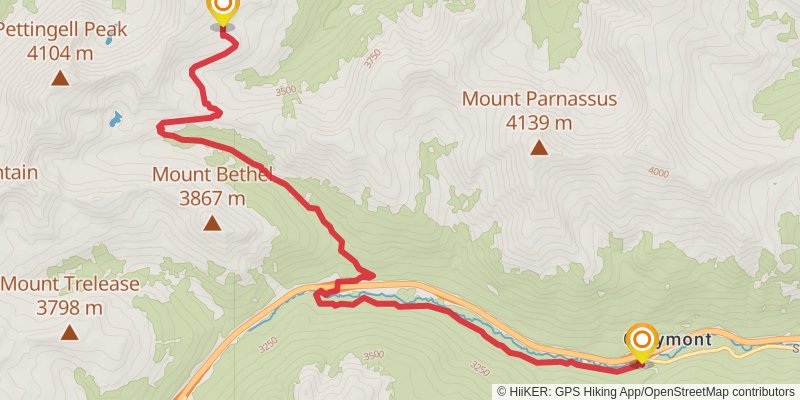 Continental Divide Trail - Colorado stage 49 Map