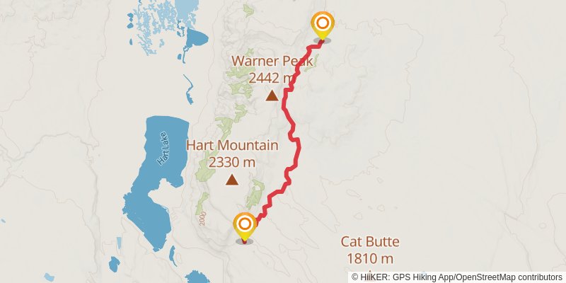 Ultra Pedestrian North Loop stage 111 Map