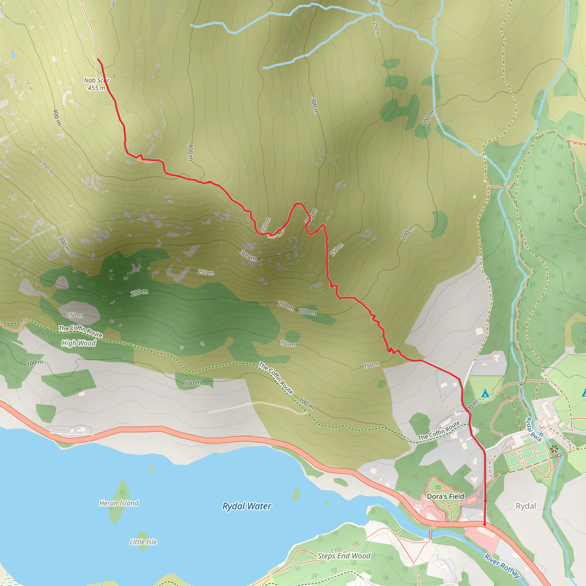 Nab Scar mobile static map