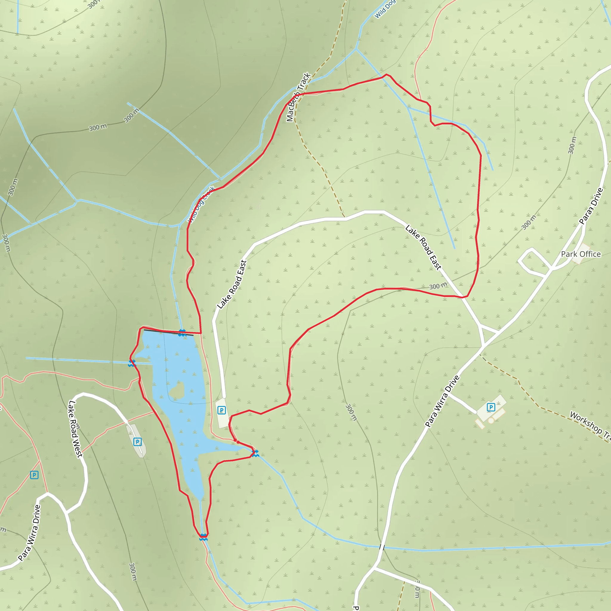 Hissey Track mobile static map