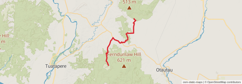 Te Araroa Trail stage 174 Map