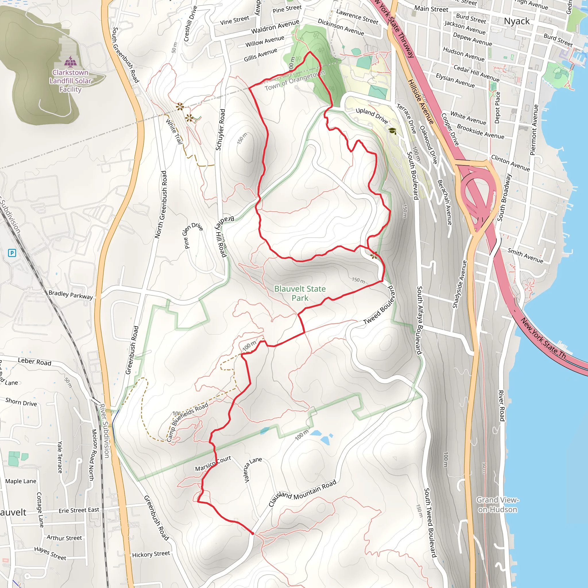 Long Path Green Trail Loop mobile static map