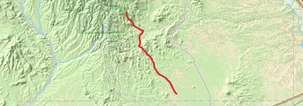 American Perimeter Trail - Southwest Primary stage 63 Map