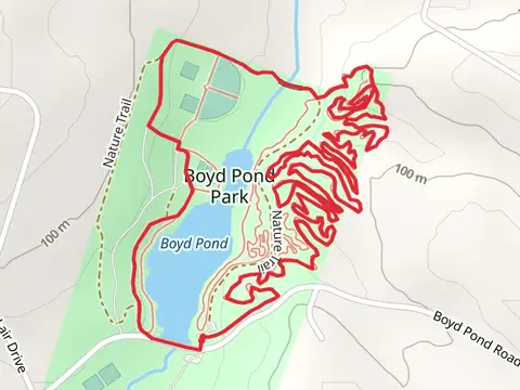 Main Trail and Boyd Pond Loop