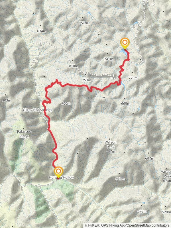 Hunting Hollow to Coit Lake