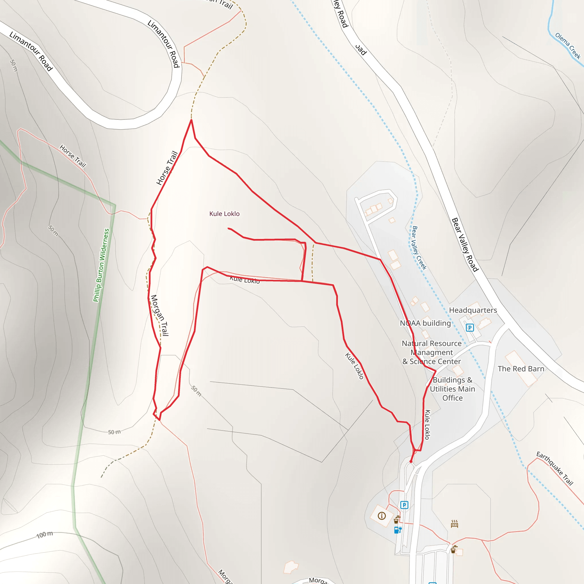 Kule Loklo Trail mobile static map