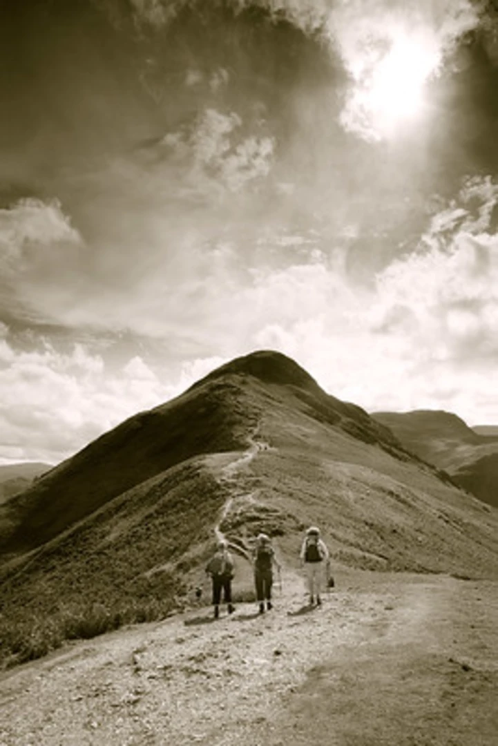 An image depicting the trail Cat Bells, Maiden Moor and High Spy Loop - Derwentwater and its surrounding area.