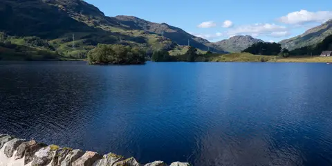 An image depicting the trail Great Trossachs Path and its surrounding area.